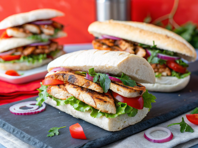 SANDWICHES GRILLED CHICKEN SHAWERMA