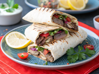 grilled beef shawarma
